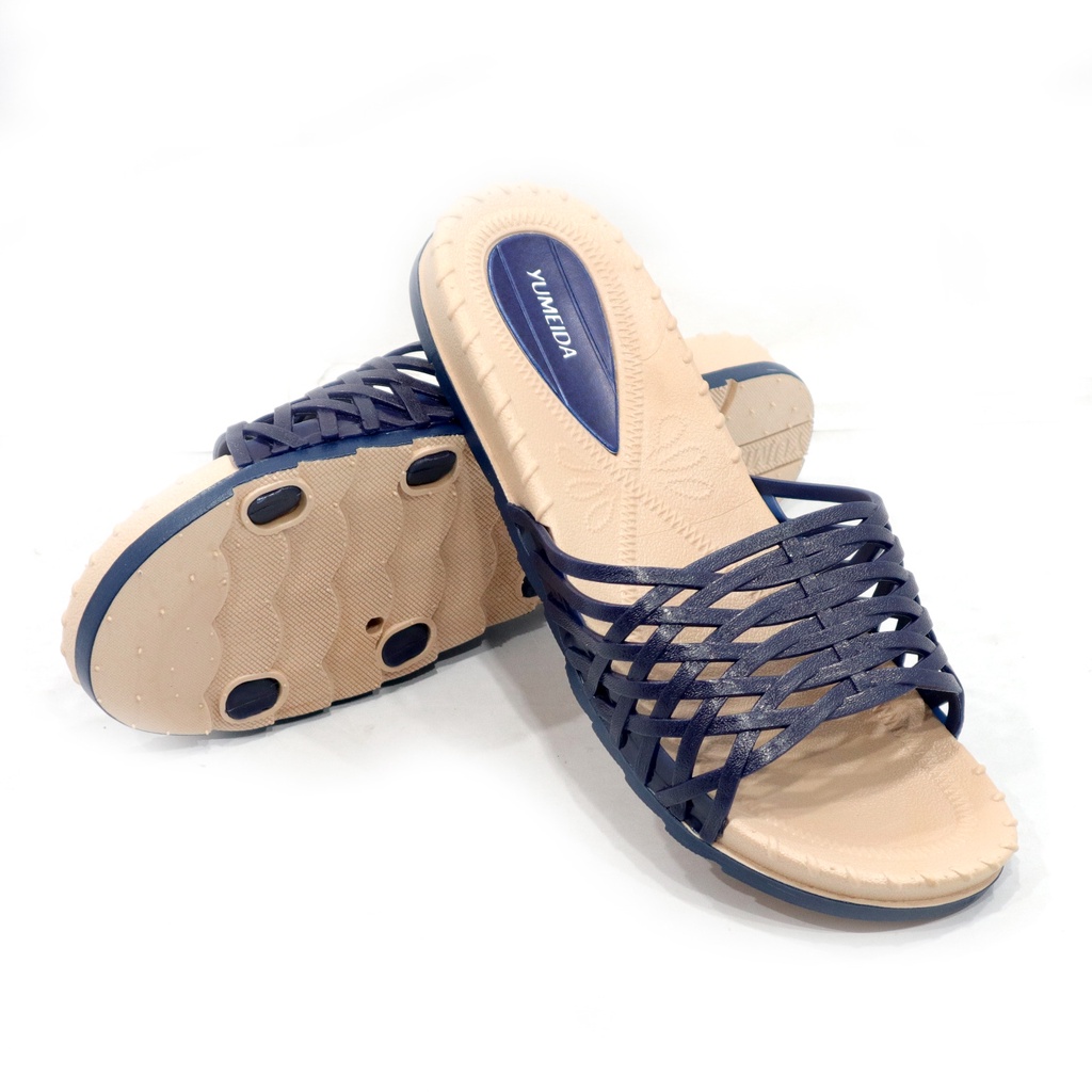 SANDAL FLAT WANITA 36-41 WARNA RANDOM - SANDAL WANITA