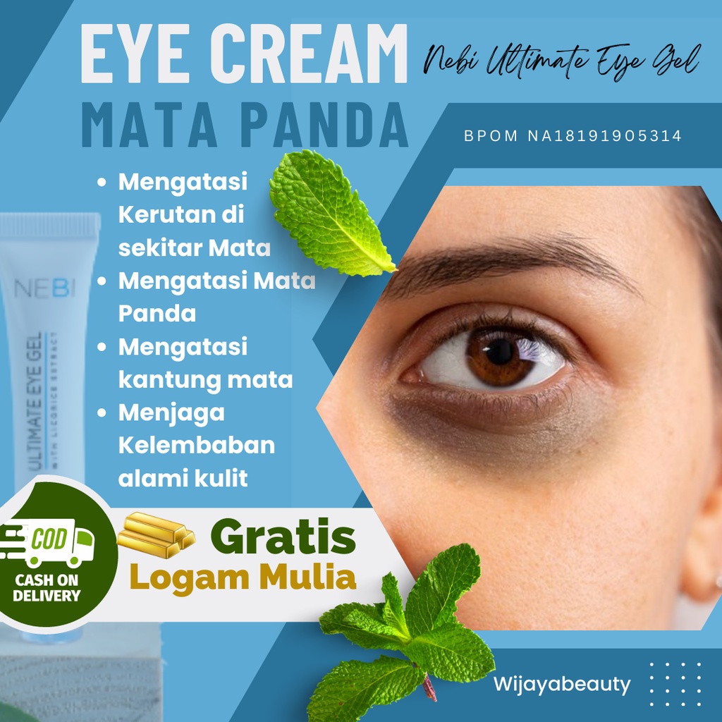Krim Kantung Mata Ampuh Original Nebi Ultimate Eye Gel BPOM