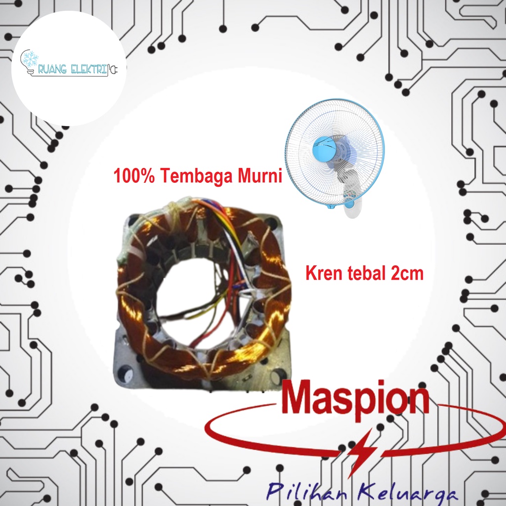 SPULL gulungan DINAMO KIPAS ANGIN MASPION ASLI DAN MASPION CHINA/RRT