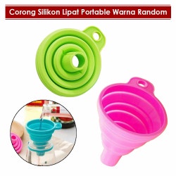 CORONG LIPAT SILIKON SERBAGUNA / CORONG DAPUR SILIKON / CORONG KARET SILICONE / CORONG KECIL MURAH