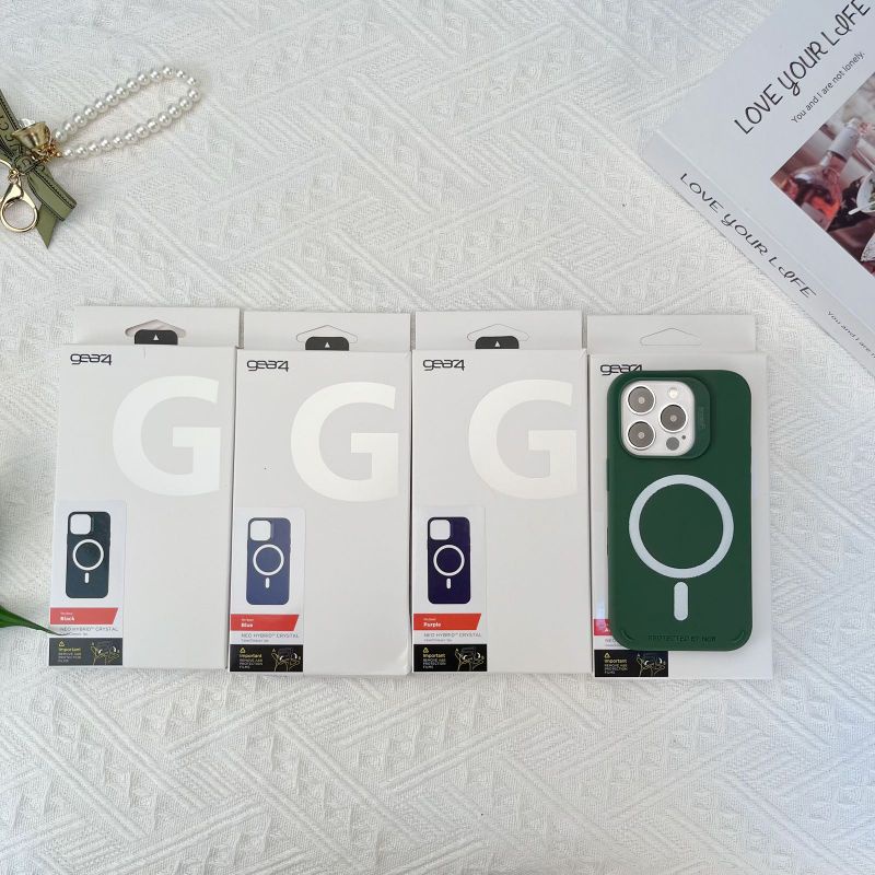 Silicone Gear4 Gear 4 MAGSAFE Iphone 11 12 13 14 Pro max Case Cover Casing Magnetic