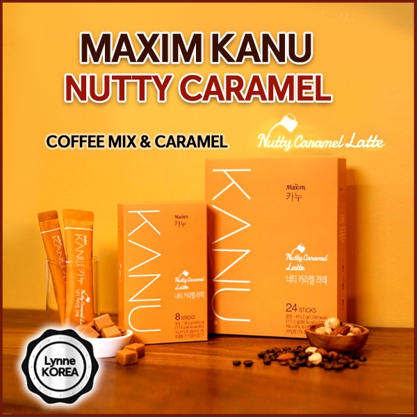 

Maxim Kanu Coffee Nutty Caremel Latte / Vanilla Latte / Tiramisu / Mint Choco Latte 1p