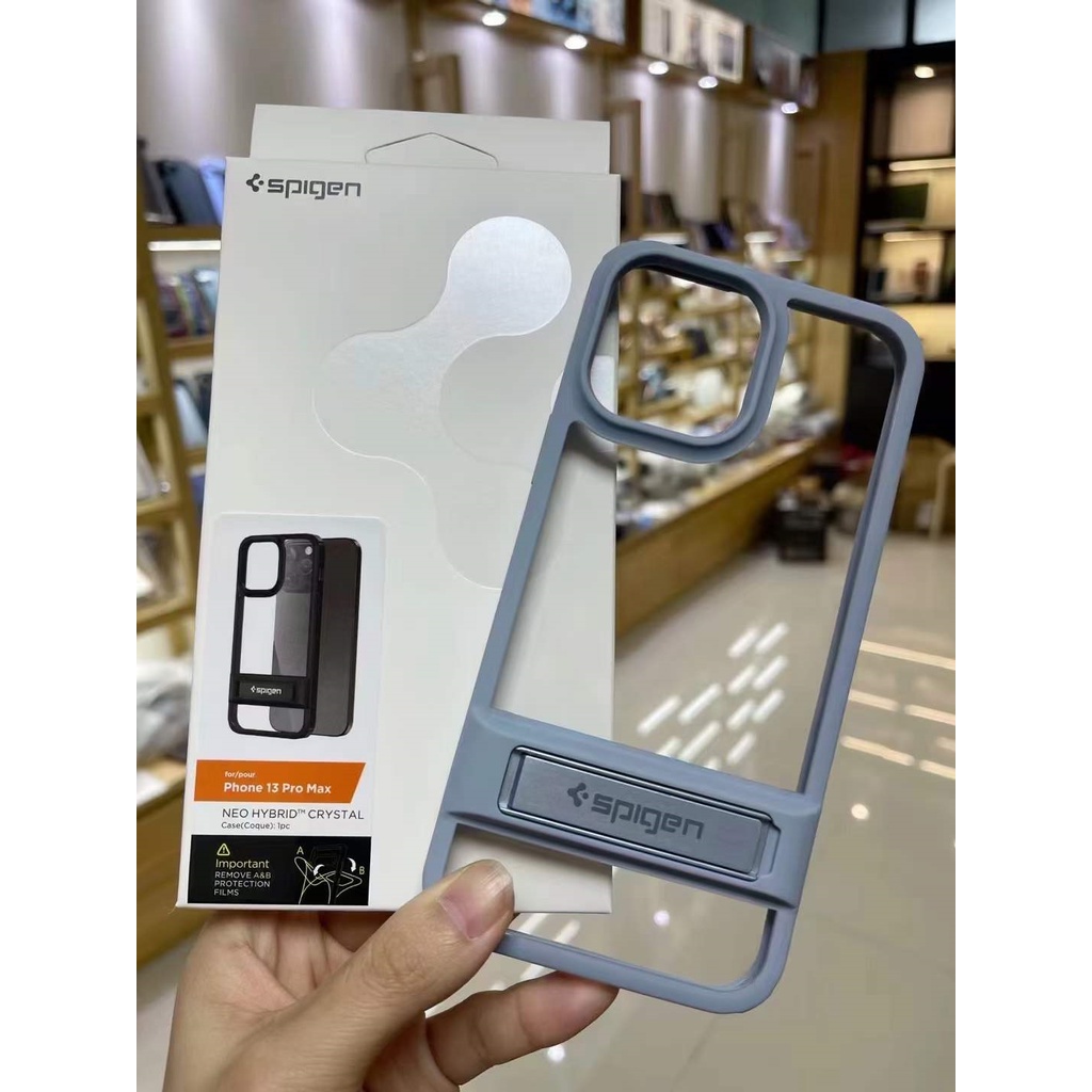 Casing iPhone 11 6.1 2019 | 12/ 12 Pro 6.1 | 12 Pro Max 6.7 | 13 6.1 | 13 Pro 6.1 | 13 Pro Max 6.7 | 14 6.1 | 14 Pro/ Plus 6.7 | 14 Pro Max 6.7 Metal Kickstand HP Slim Portable Silikon Transparan