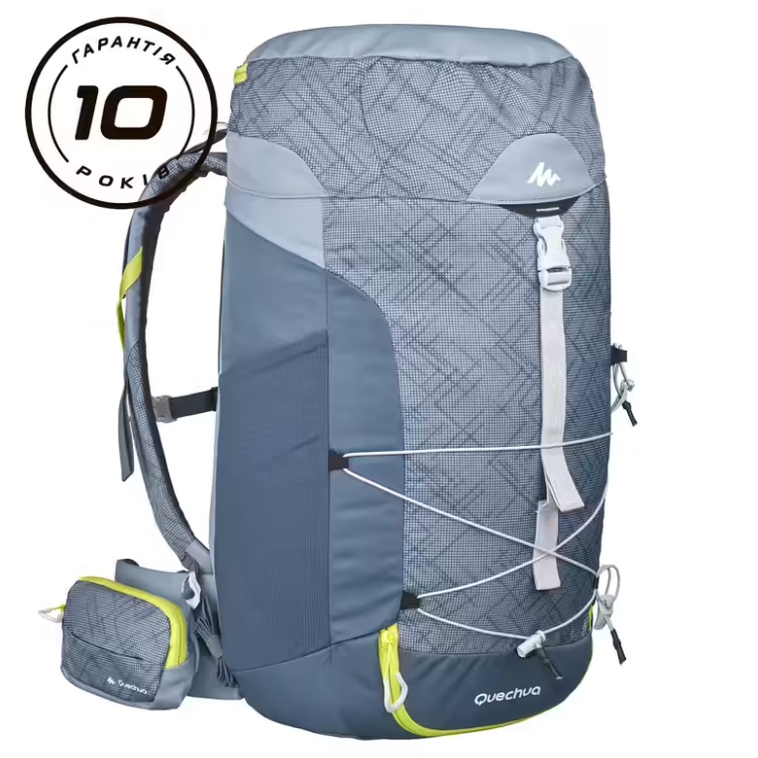 QUECHUA  MH100 Tas Ransel 40L Camping Backpack Hiking Nyaman