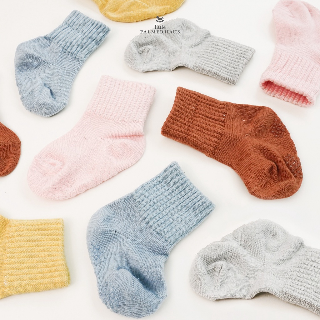 Kaos Kaki Bayi Anak Laki Laki Perempuan Little Palmerhaus - Folded Cuff Socks 0-24 Bulan