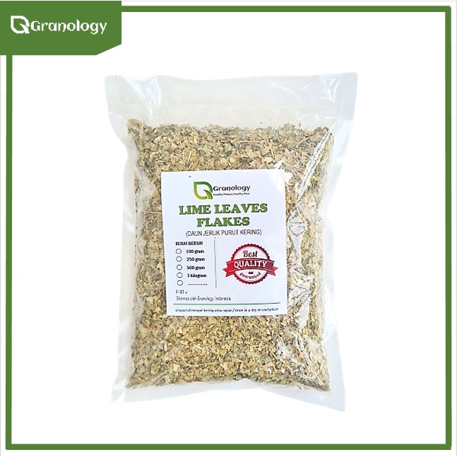 Daun Jeruk Purut Kering / Lime Leaves Flakes (500 gram) by Granology