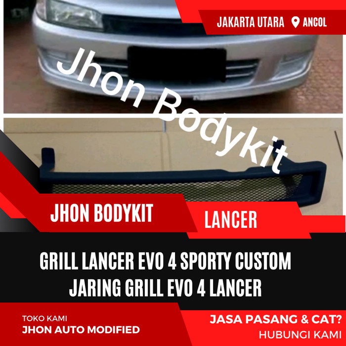 GRILL LANCER EVO 4 SPORTY CUSTOM JARING GRILL EVO 4 LANCER