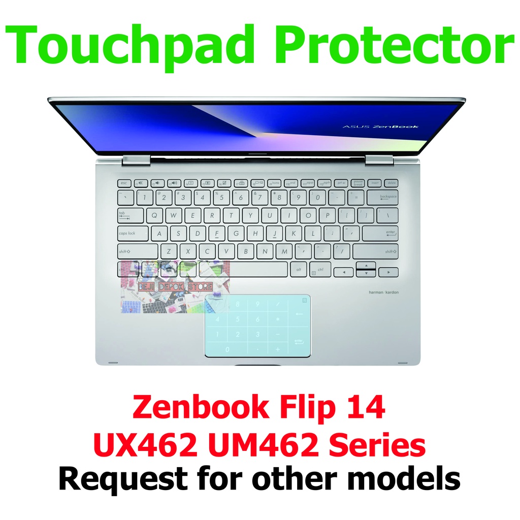 Touchpad Trackpad Protector Asus Zenbook Filp 14 UX462 UM462 Series