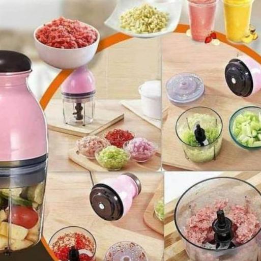◊ Chopper Belender Blender Kapsul  Serbaguna Mini MPASI Bayi / Hand Blender Coper Bumbu Daging ➹