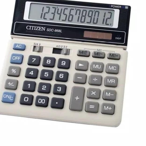

Discount Today Kalkulator Citizen Type SDC 868 L - Calculator Citizen 12 Digit 868 L !!!