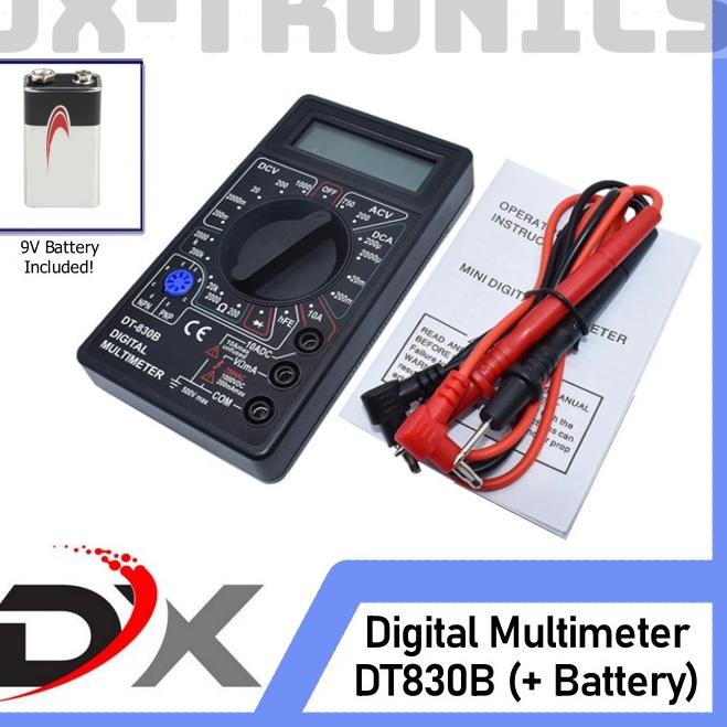 ✓ DT-830B Multimeter DT380B / Avo Meter / Multitester / Avometer Digital