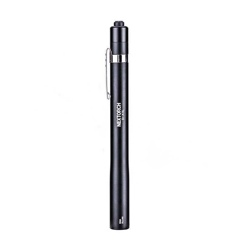 NEXTORCH Medical Flashlight Senter Medis LED Pen Dual Light - Dr.K3L - Black