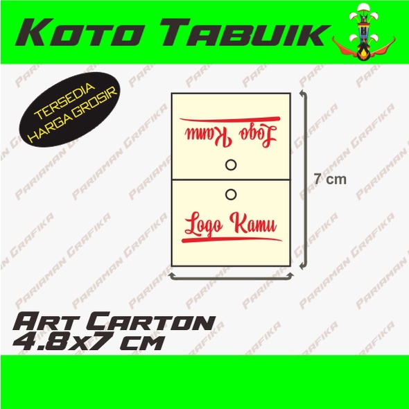 

Hang Tag Lipat 4,8x7 cm Custom
