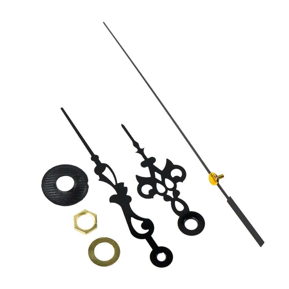 Mesin Jam Dinding DIY Replacement Silent Quartz Flower Needle - MC5168 - Black