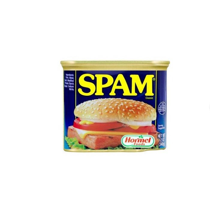 

SPAM CLASSIC USA LUNCHEON MEAT NON HALAL SNACK IMPORT - CLASSIC