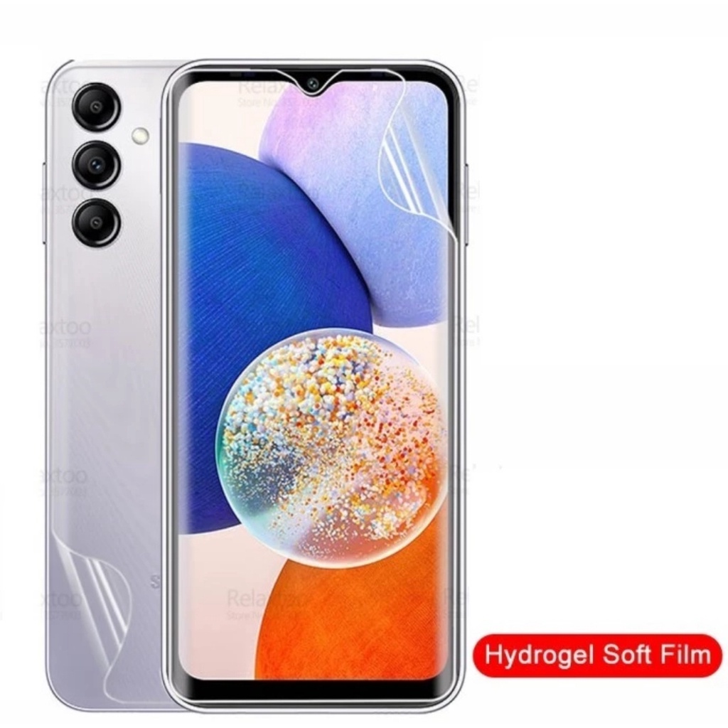 2023! Hydrogel Bening Front-Back SAMSUNG A54 5G&quot; A34 5G&quot; A24 A14 5G&quot; A53 5G&quot; A33 A23 4G&quot; A73 A13 A74 5G&quot; Hidrogel Full Cover-Ful Coverage Glossy-Glosy CLEAR Jelly-Jel Hydro Depan-Belakang Antigores-Anti Gores Transparan-Transparent Tipis-Bagus- 5G NEW