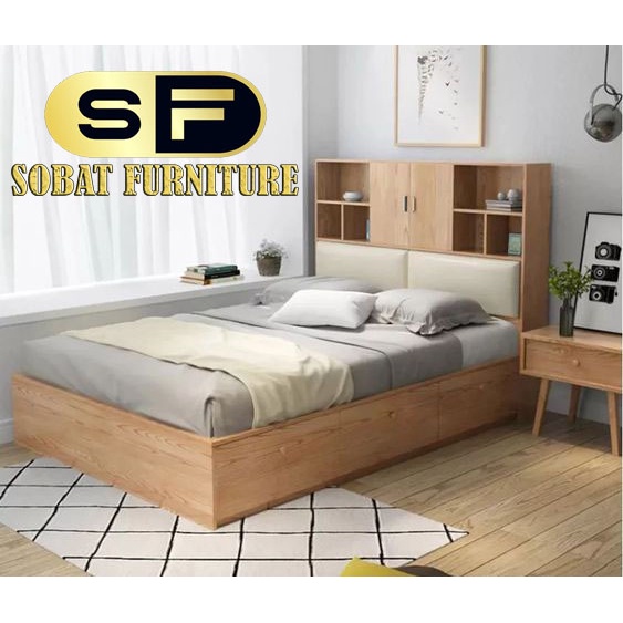 Dipan Tempat Tidur - Ranjang Minimalis Kayu Jati Model Terbaik