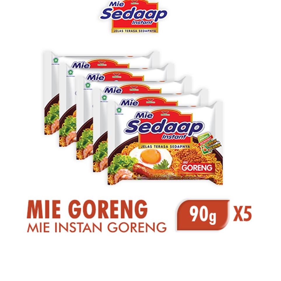 

❤[PROMO ⚡ALE!!!]❤ Mie Sedaap Goreng 90gr x 5