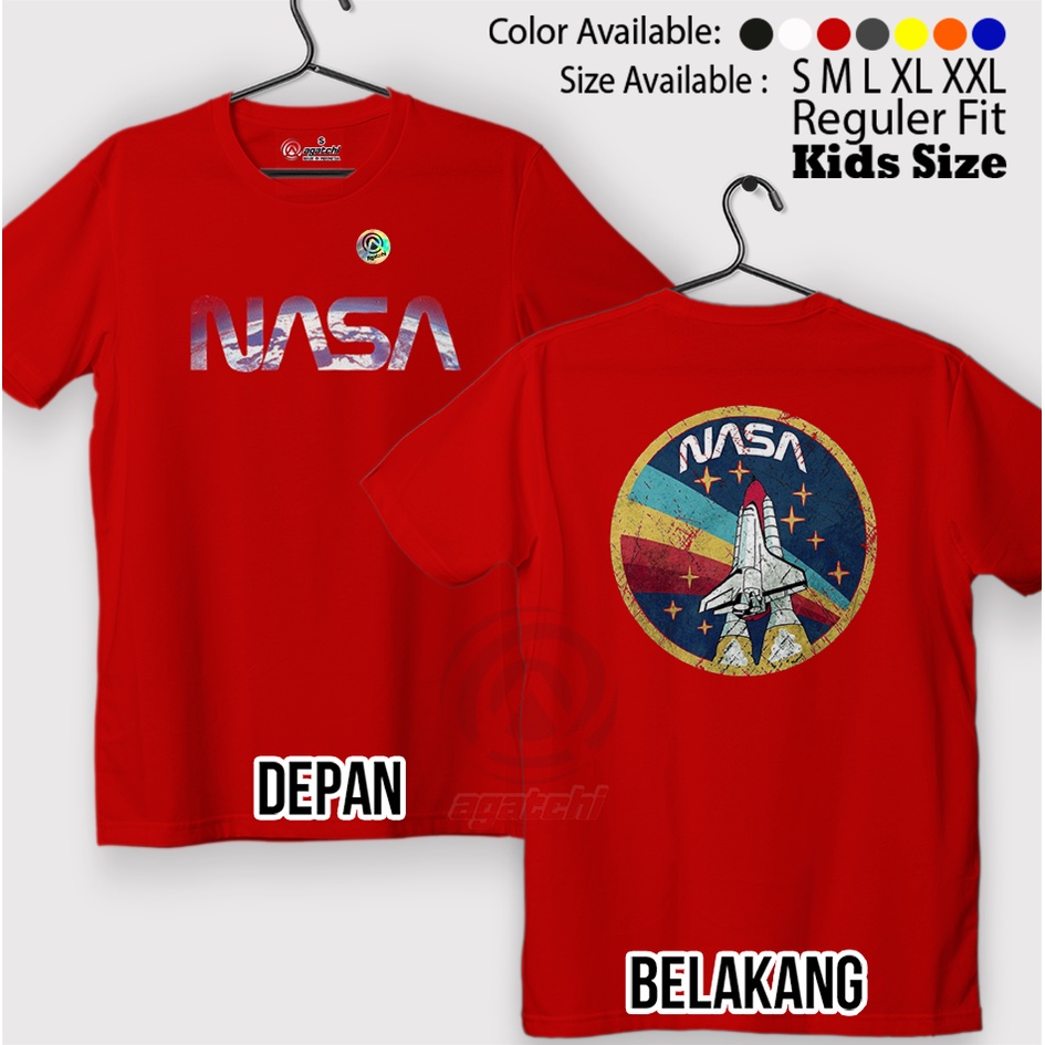 Baju Kaos Atasan Anak Laki - Laki Agatchi Motif Nasa