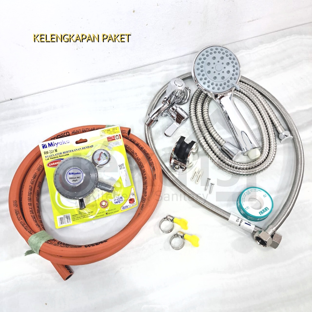 PAKET LENGKAP WATER HEATER MURAH/WATER HEATER GAS | PEMANAS AIR GAS