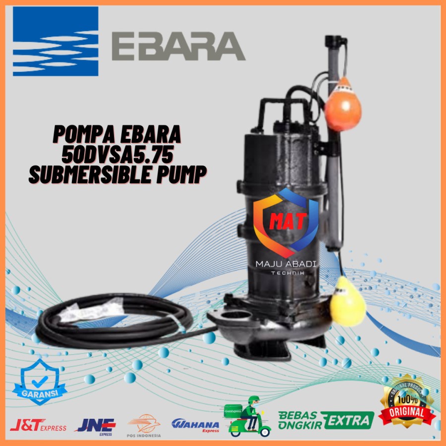 Pompa EBARA 50DVSA5.75 Submersible Pump Ebara Air Kotor Autometic