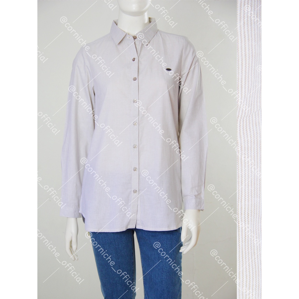 Corniche Lindy Shirt Off White - TB231645