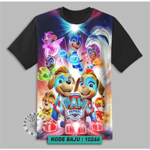 Baju Paw Patrol Kaos Anak Laki Laki Perempuan Pakaian 1 12 Tahun Game Anime 3D 10244
