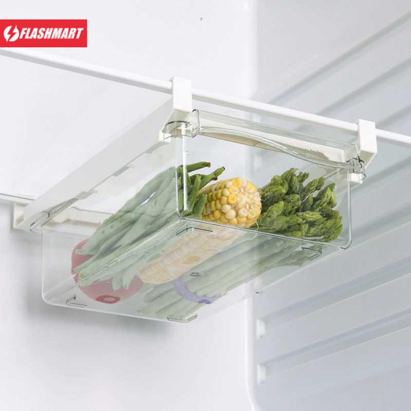 Flashmart Shake Life Rak Laci Tambahan Rak Kulkas Meja Organizer 2PCS - C1286