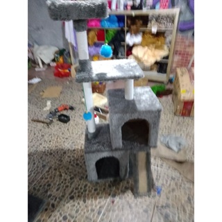 Image of thu nhỏ CAT TOWER cat tree house rumah kucing tingkat adult& kitten rumah kucing susun #3