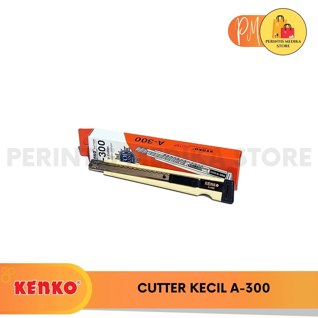 

KENKO Cutter Kecil A-300 l Pisau Cutter Kecil A 300