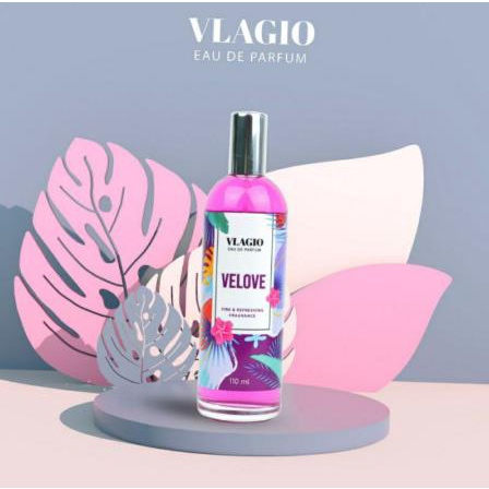 * NCC * Vlagio Parfum EDP Badan Eau De Parfume Velove Sunshine Cherry Blossom Unisex Wangi Harum