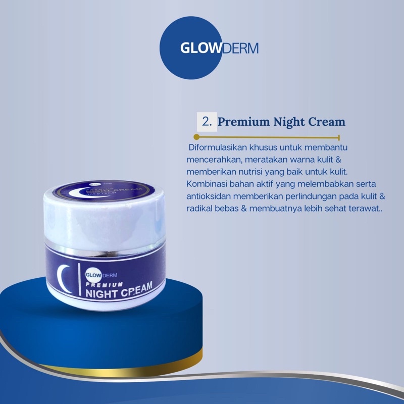 Brigtening night cream by Glowderm