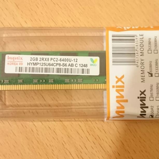 ✽ RAM HYNIX DDR2 2GB PC6400 ✰