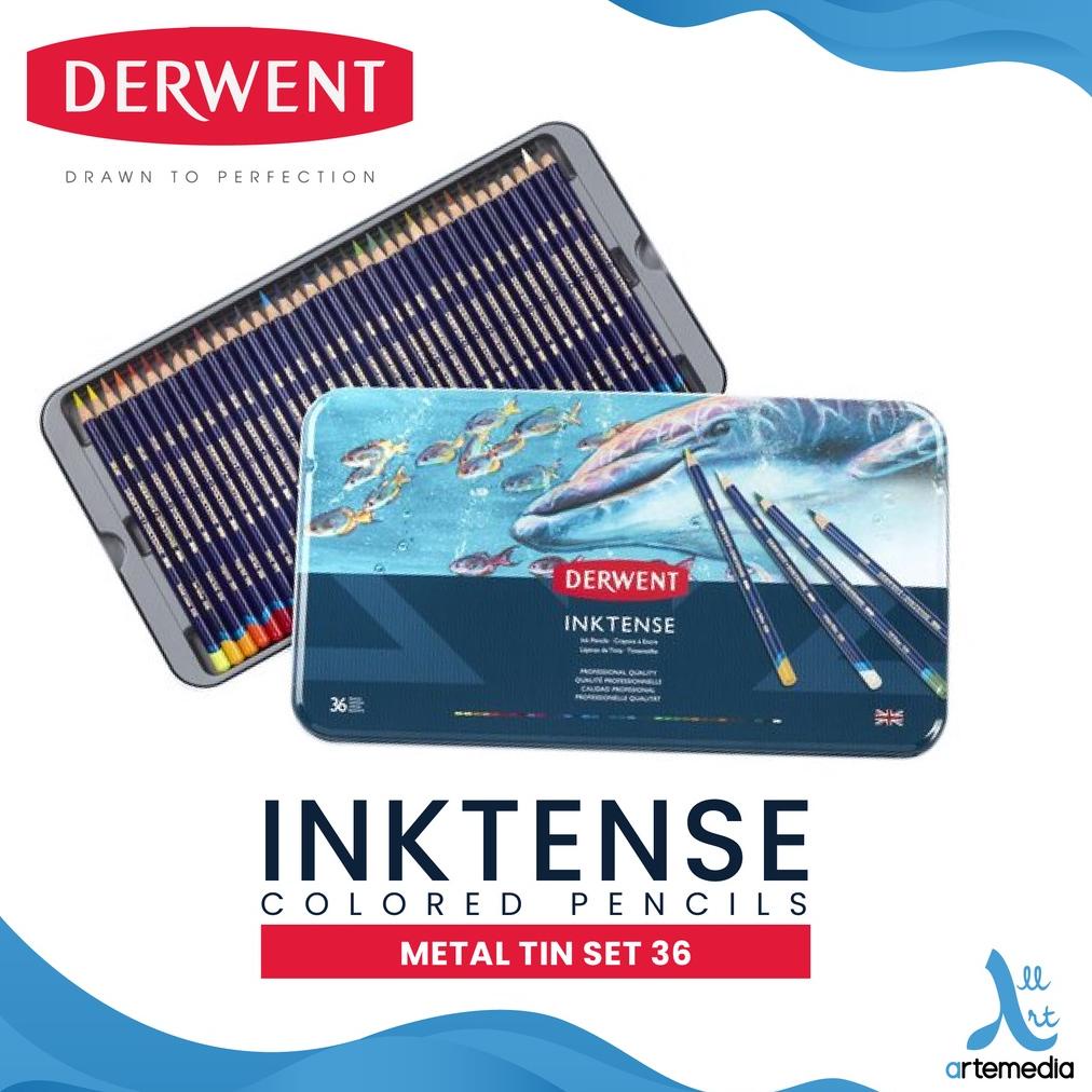 

Pensil Warna Derwent Inktense 36 Pencil Color Metal Tin Set