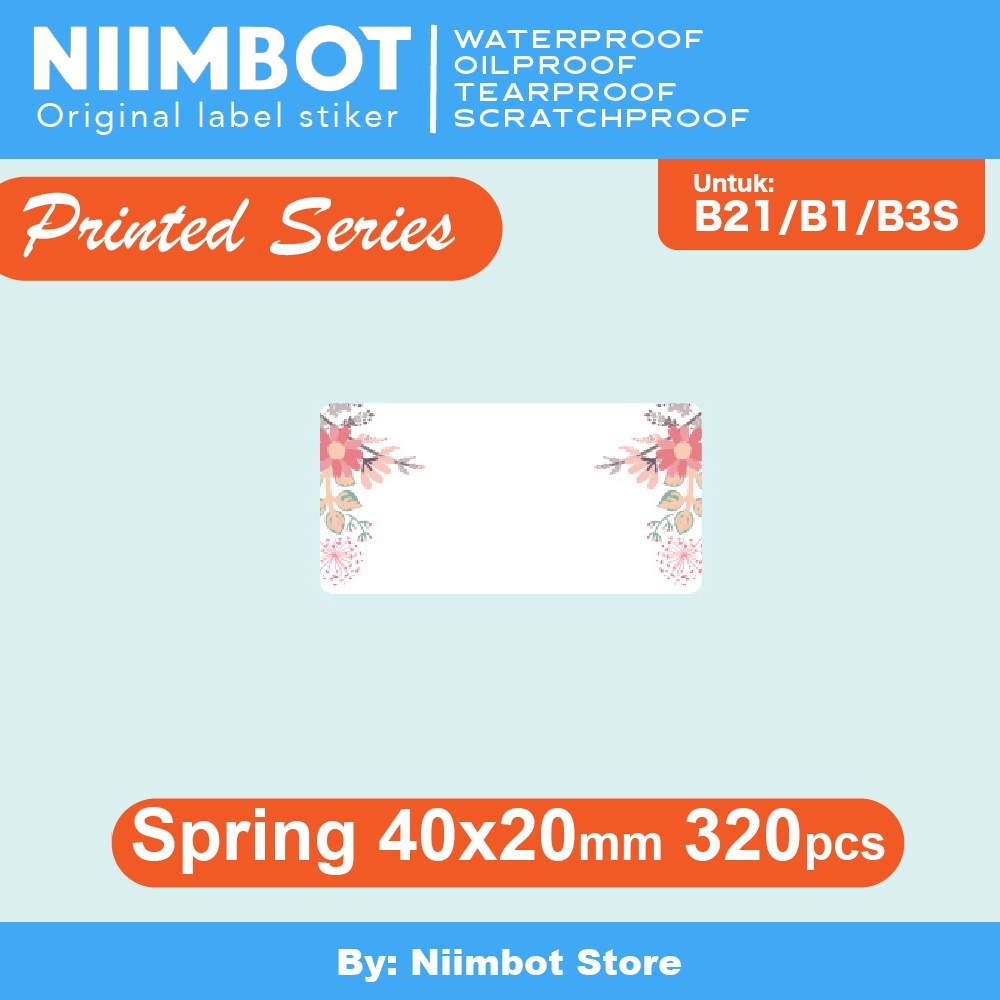 

Refill Thermal Wedding Invitation Label Undangan Printer Stiker Niimbot Sticker B21 B1 B3S