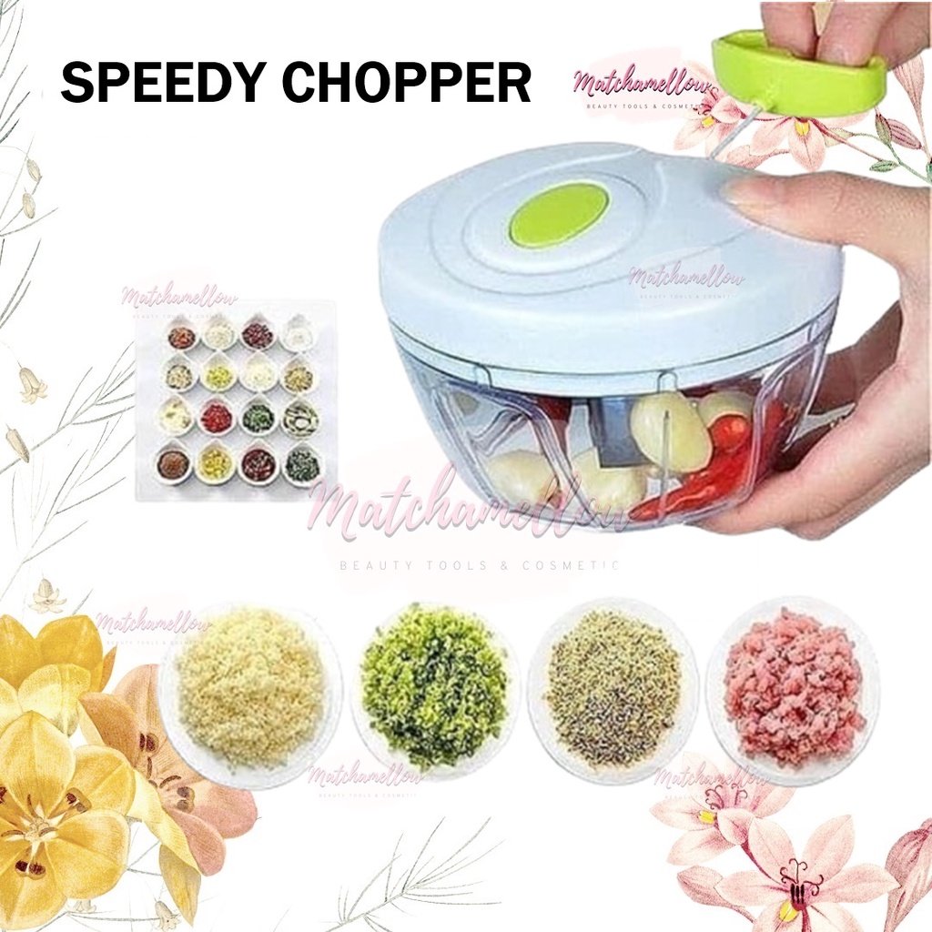 ❄️MATCHA❄️ SPEEDY CHOPPER - BLENDER PRAKTIS TARIK TANGAN MANUAL