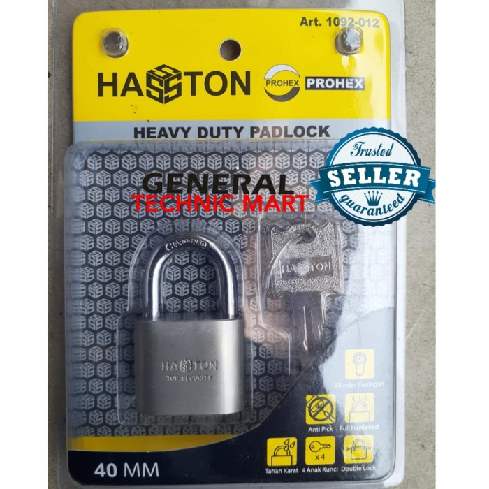 Gembok Gembok 40Mm Hasston Prohex (1092-012)