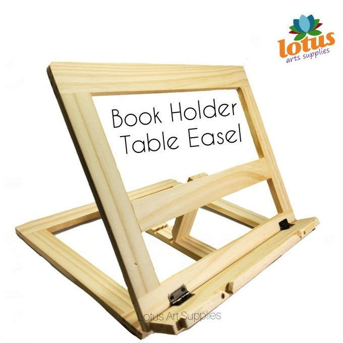 

Terlaris Wooden Book Stand Holder / Table Easel