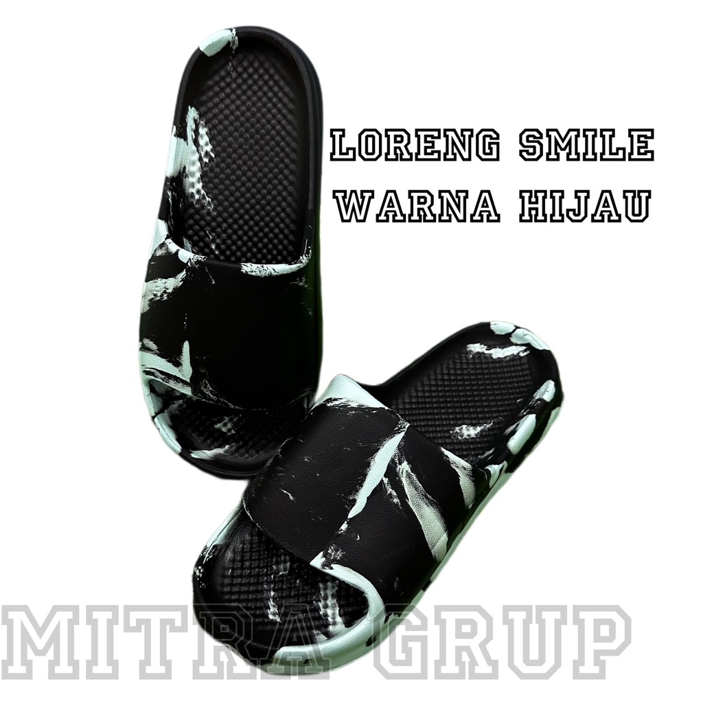Sandal Slop Pria 965M Loreng Size 39-44 / Sandal Loreng Pria / Sandal Slop Pria Sandal Terlaris