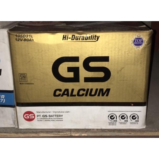 Aki / Accu Gs Calcium 105D31L Debezzz