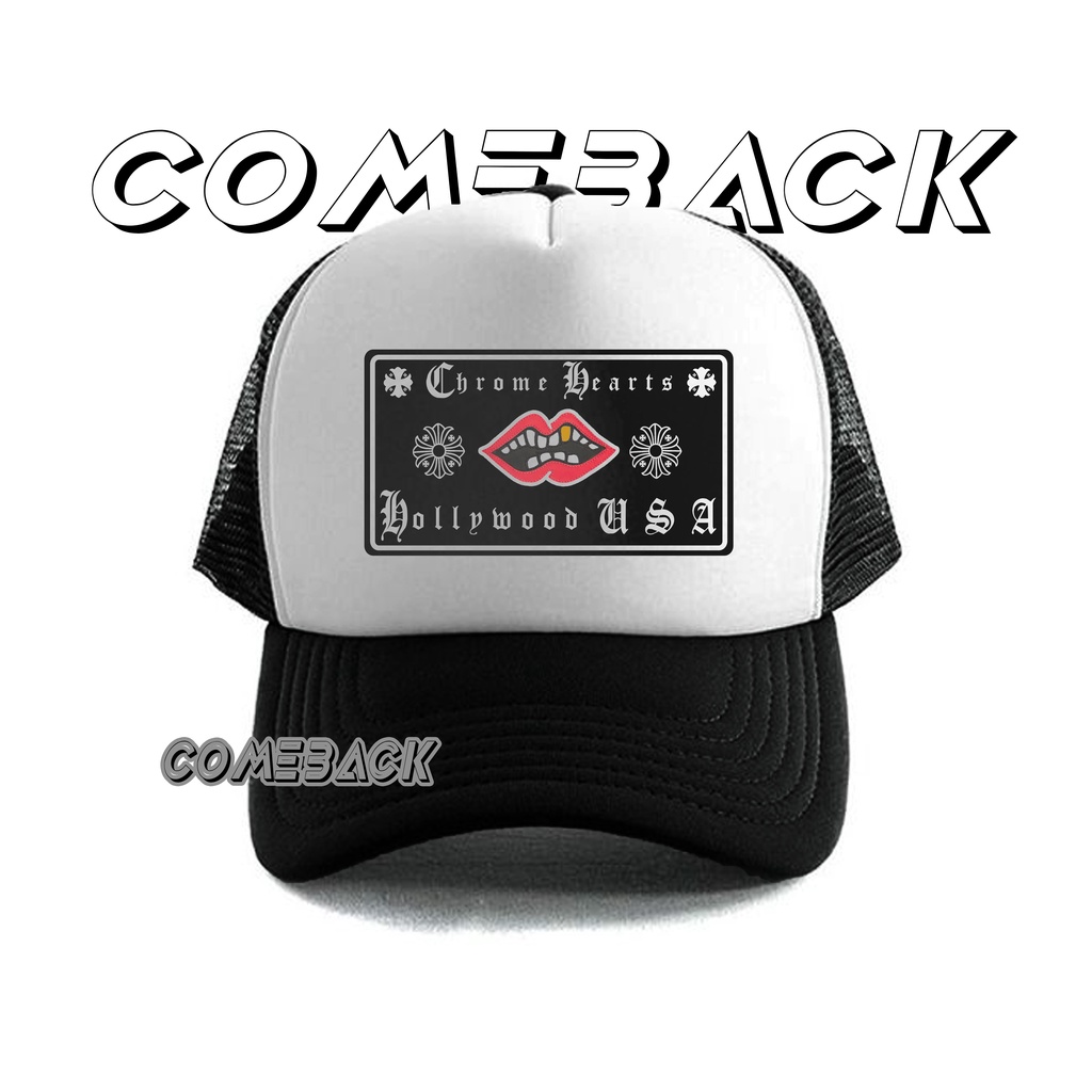 Topi Jaring CH MOUNTH - Topi Trucker - Topi jaring Pria - Topi Trucker pria - Topi Costume - Topi Ba