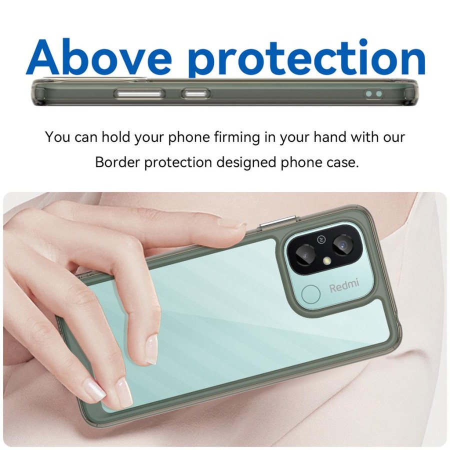 REDMI 12C CASE ELECTROPLATING COLORFUL PROTECTIVE COVER SILIKON SOFTCASE