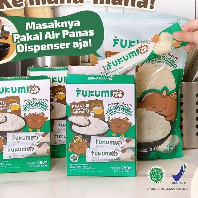 

❉ Fukumi Beras Porang 1 Box Isi 7 Sachet Murah ➣