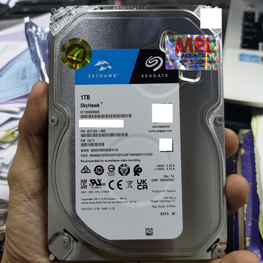 Seagate Skyhawk 1TB resmi MFI