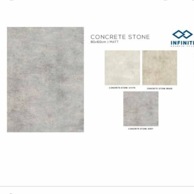 Granit Lantai 60X60 Concrete Stone By Infinity Textur Kasar Kw Lokal