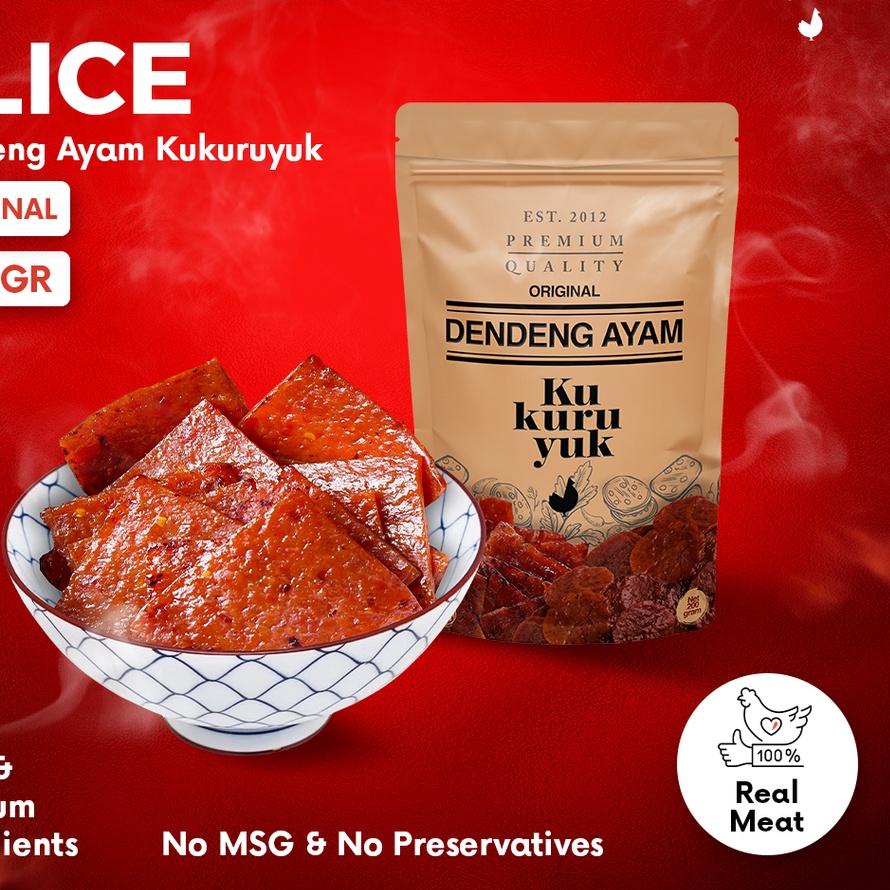 

☚ [PREMIUM] Dendeng Ayam Kukuruyuk Makanan Siap Saji - 200 Gram ♢