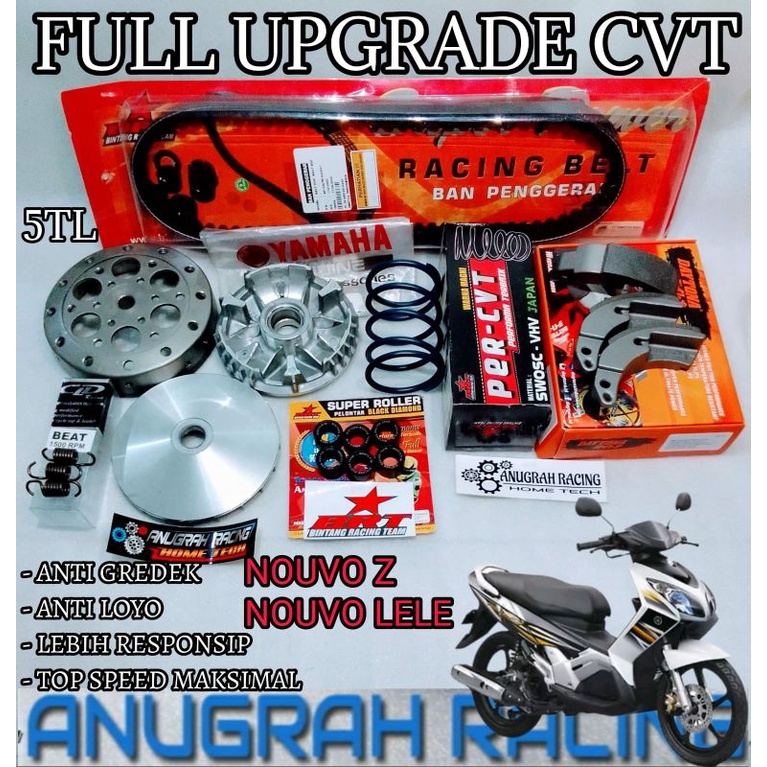 FULL UPGRADE CVT KIRIAN ANTI GREDEK ANTI LOYO NOUVO Z NOUVO LELE MIO SPORTY MIO SMILLE MIO SOUL FINO