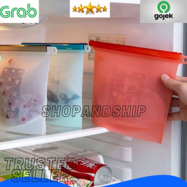

Promo Silicone Food Pocket / Wadah Makanan Serbaguna Multifungsi 4 PCS Limited