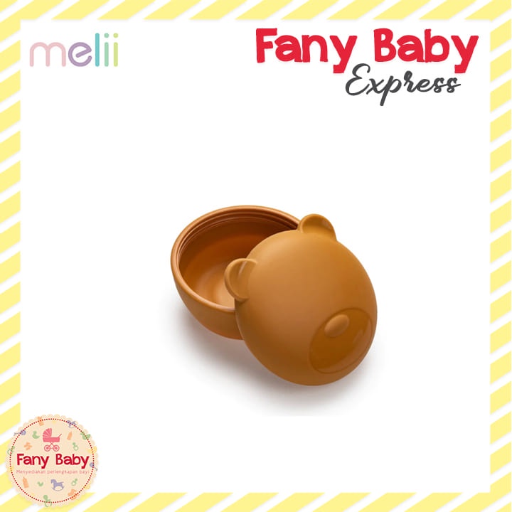 MELII BABY SILICONE BOWL WITH LID 350ML