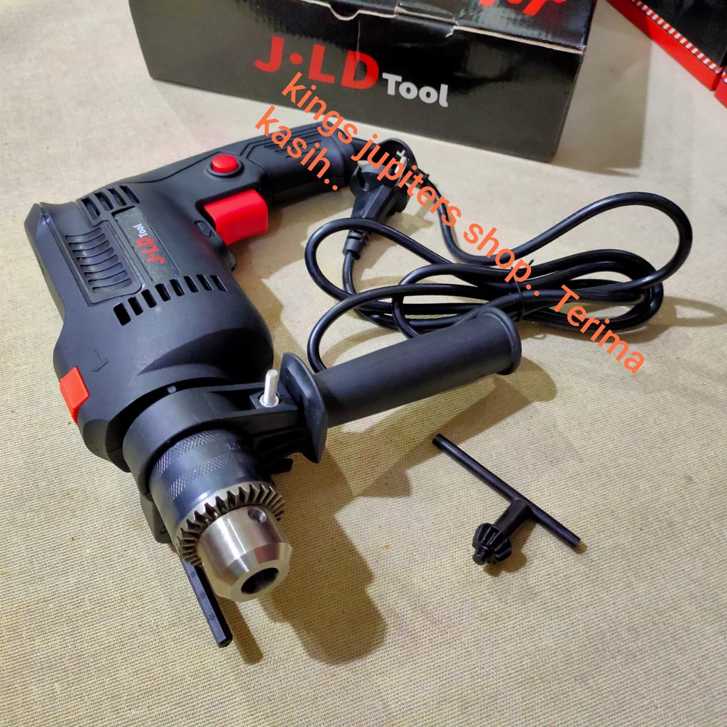 BOR TEMBOK BESI KAYU 13MM JLD atau DEKWE DRILL 13 MM MESIN HAMMER IMPACT 8013S 6013